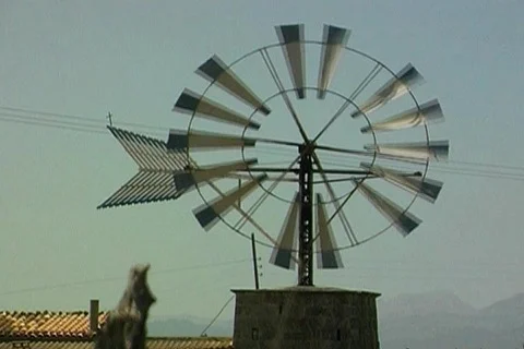Windmill Stock Footage 399288
