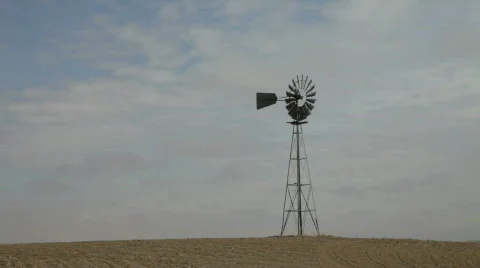 Windmill Stock Footage 528014