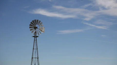 Windmill Stock Footage 810720