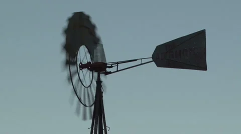 Windmill Stock Footage 1014355