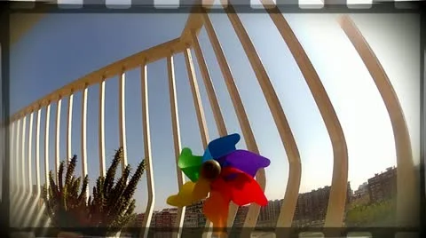 Windmill Stock Footage 10860216