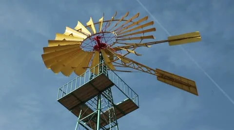 Windmill Stock Footage 12731241