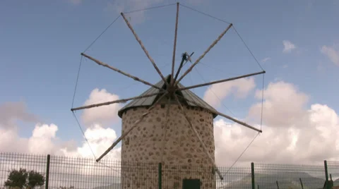 Windmill Stock Footage 32235475