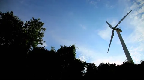 Windmill Stock Footage 45274621