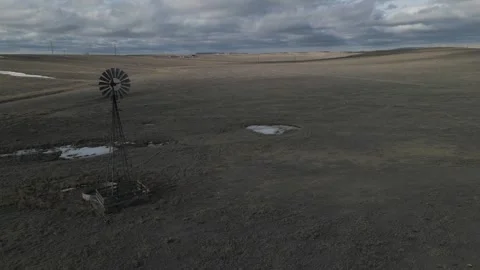 Windmill Stock Footage 249714468