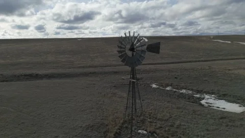 Windmill Stock Footage 249714706