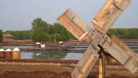 Windmill Stock Footage 255821253