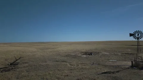 Windmill Stock Footage 266210764