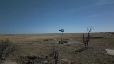 Windmill Stock Footage 266210780