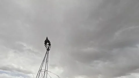 Windmill Stock Footage 266863899