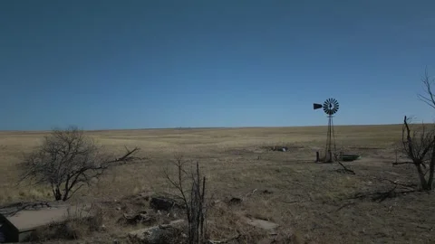 Windmill Stock Footage 272409012