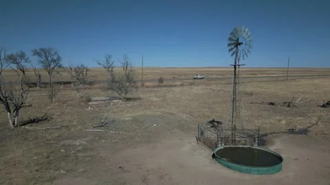 Windmill Stock Footage 272409898