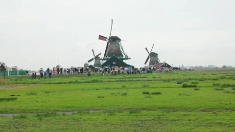 Windmill Stock Footage 313153547