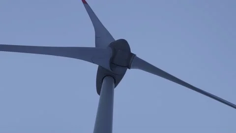 Windmill generates clean electrical energy Video stock 168927670