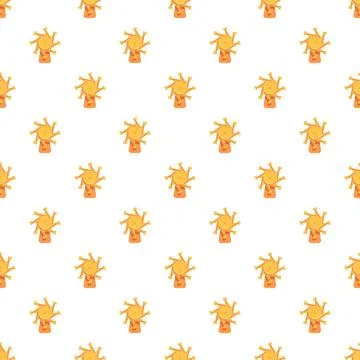 Windmill generating clean energy seamless pattern background Illustrazione stock