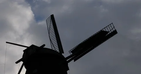 Windmill in Germany Stock Footage 109397144