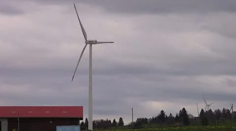 Windmill : green energy Stock Footage 20443358
