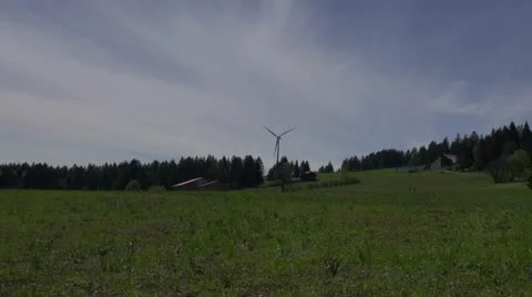 Windmill : green energy Stock Footage 20443805