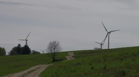 Windmill : green energy Stock Footage 20443947