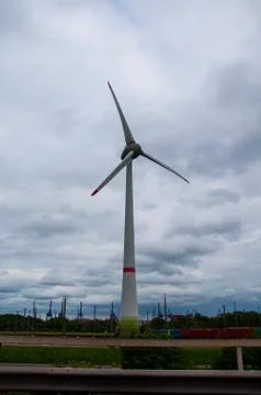 Windmill in the Hamburg Stock Photos