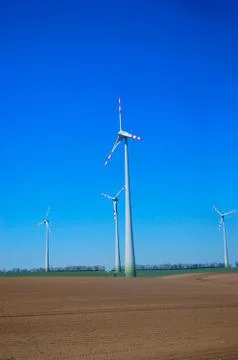 The windmill in holland on background of sky Stock Photos