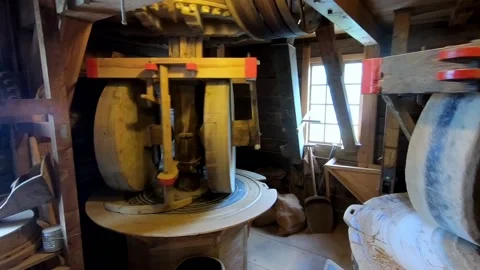 A windmill in Holland Stock Footage 205880606