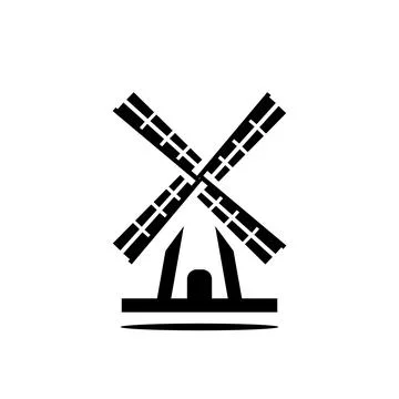 Windmill icon image. vector illustration Stock-Illustration