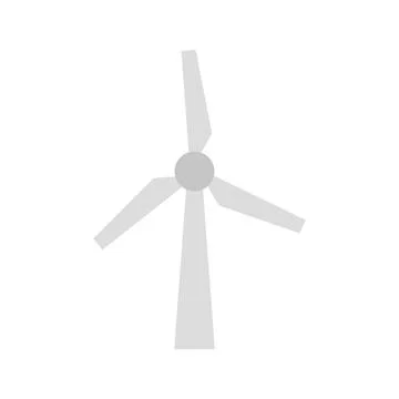 Windmill icon vector image. Stock Illustration