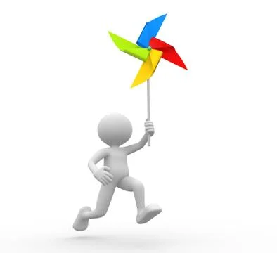 Windmill Stock Illustration