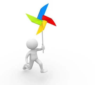 Windmill Stock Illustration