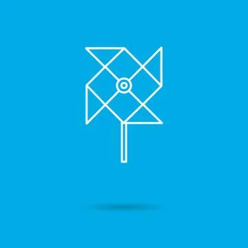 Windmill Stock Illustration