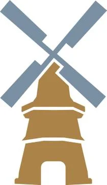 Windmill Stock Illustration