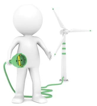 Windmill. Stock Illustration