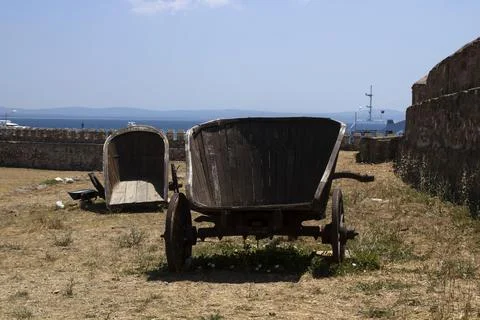 Windmill on the island Foto stock