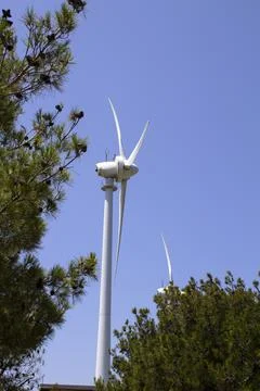 Windmill on the island Foto stock