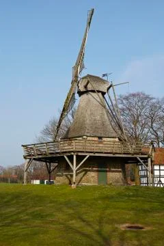 Windmill Levern (Stemwede, Germany) Stock Photos
