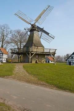 Windmill Levern (Stemwede, Germany) Foto stock