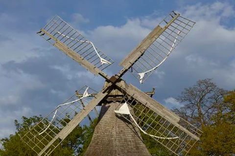 Windmill Levern (Stemwede, Germany) Stock Photos