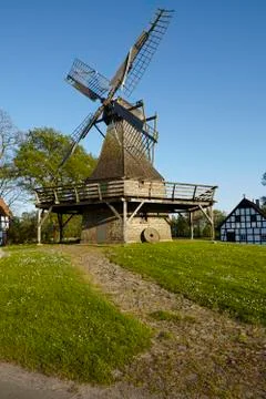 Windmill Levern (Stemwede, Germany) Stock Photos