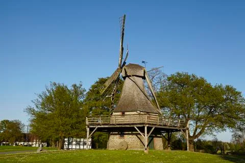 Windmill Levern (Stemwede, Germany) Stock Photos