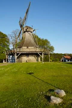 Windmill Levern (Stemwede, Germany) Stock Photos