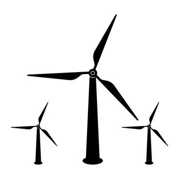 Windmill logo Stock Illustration