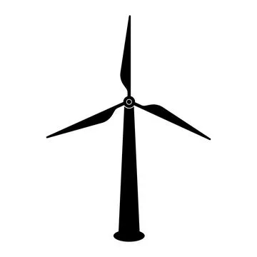 Windmill logo Stock Illustration