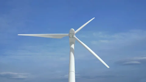 Windmill - Looping - With Alpha Channel and Zdepth Stock Footage 151209237