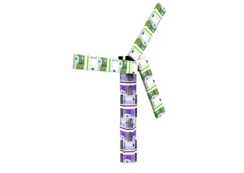 A windmill made of euro notes a windmill made of euro notes Copyright: xZo... Stock Photos