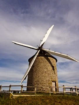Windmill Moidrey Stock Photos