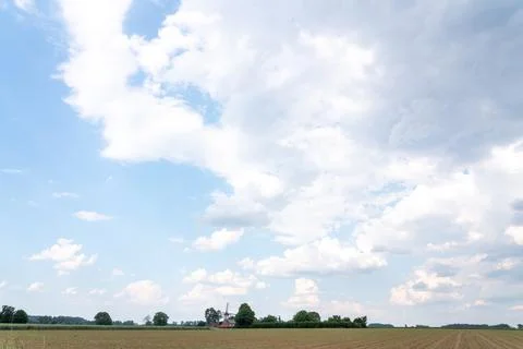 An Windmill in the morning Stock Photos