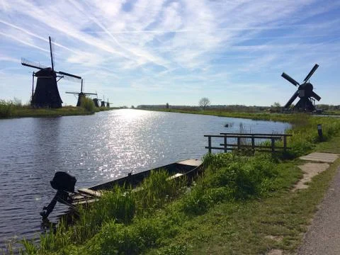Windmill Netherlands Stock Photos