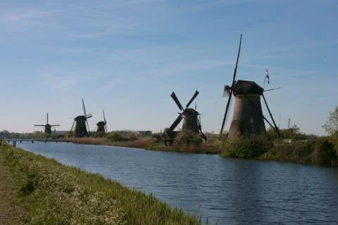 Windmill Netherlands Stock Photos