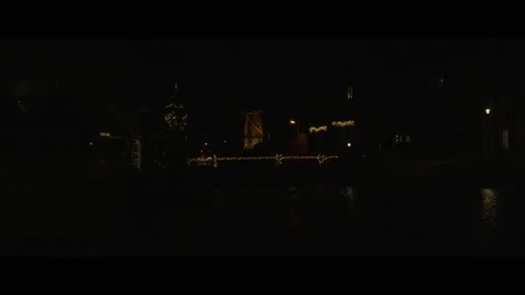 Windmill at night Video stock 228793146